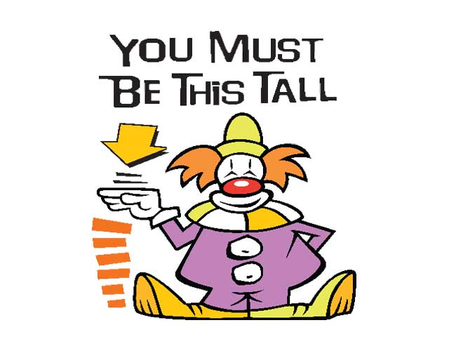 Amusement Ride Safety Sign